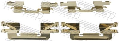 Комплектующие, колодки дискового тормоза FEBEST 0403-KH9WF