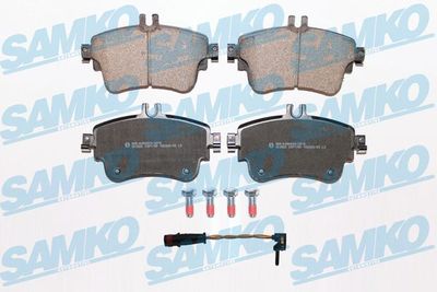 Комплект тормозных колодок, дисковый тормоз SAMKO 5SP1780A