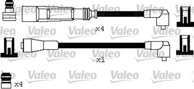 Augstsprieguma vadu komplekts VALEO 346621