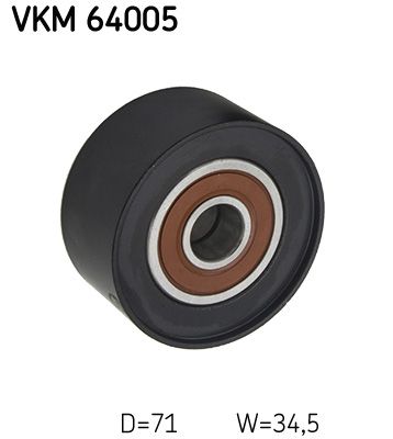 Паразитный / ведущий ролик, поликлиновой ремень SKF VKM 64005
