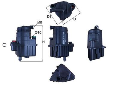 Топливный фильтр KNECHT KL 832D