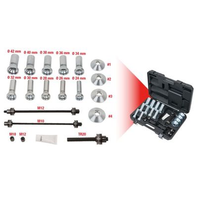 Atdalītāju/noņēmēju komplekts, Lodveida šarnīrs KS TOOLS 700.2355
