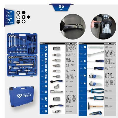 Instrumentu komplekts KS TOOLS BT024095