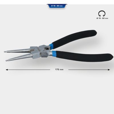 Плоскогубцы пружинного кольца KS TOOLS BT067003
