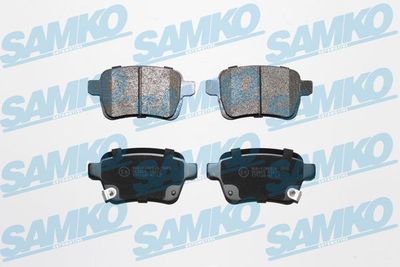 Комплект тормозных колодок, дисковый тормоз SAMKO 5SP1827