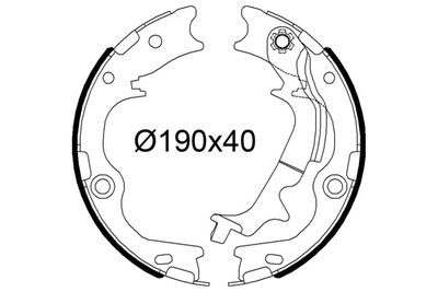 Комплект тормозных колодок VALEO 564255