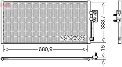 Kondensators, Gaisa kond. sistēma DENSO DCN33019