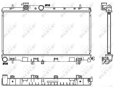Radiators, Motora dzesēšanas sistēma NRF 53038