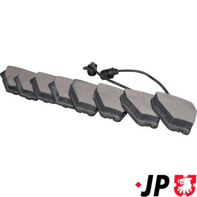 Комплект тормозных колодок, дисковый тормоз JP GROUP 1163602710