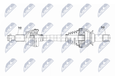 Приводной вал NTY NPW-JG-020