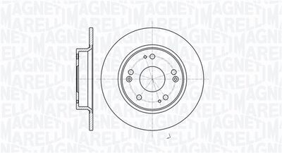 Тормозной диск MAGNETI MARELLI 361302040723