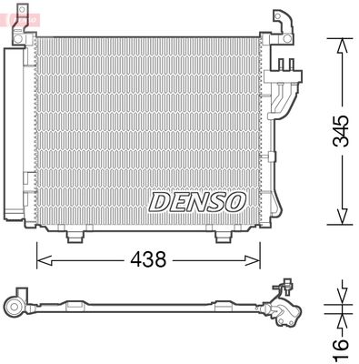 Конденсатор, кондиционер DENSO DCN41003