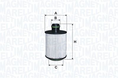 Масляный фильтр MAGNETI MARELLI 153071762464