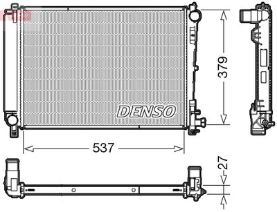 Radiators, Motora dzesēšanas sistēma DENSO DRM06003