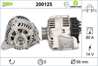 Генератор VALEO 200125