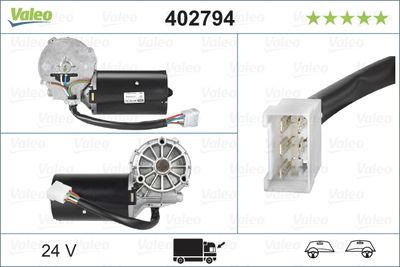 Stikla tīrītāju motors VALEO 402794