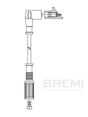 Провод зажигания BREMI 670/52