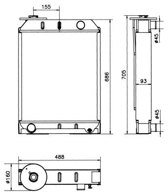 Radiators, Motora dzesēšanas sistēma NRF 52188