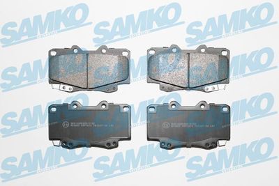 Комплект тормозных колодок, дисковый тормоз SAMKO 5SP1610