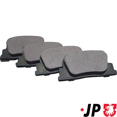 Bremžu uzliku kompl., Disku bremzes JP GROUP 4863700610