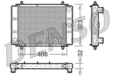 Radiators, Motora dzesēšanas sistēma DENSO DRM03001