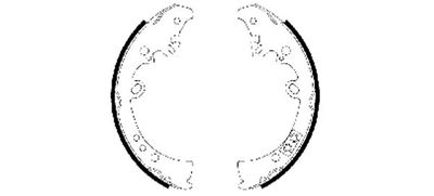 Bremžu loku komplekts TEXTAR 91066300