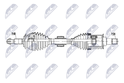 Приводной вал NTY NPW-TY-192