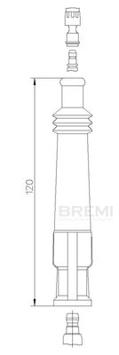 Вилка, свеча зажигания BREMI 13226/5