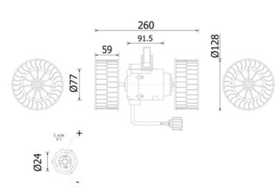 Salona ventilators MAHLE AB 324 000S