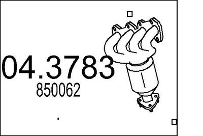 Катализатор MTS 04.3783