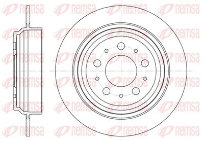 Bremžu diski REMSA 6924.00