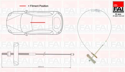 Trose, Stāvbremžu sistēma FAI AutoParts FBC0065