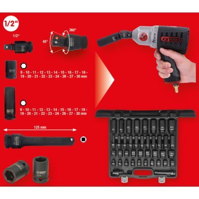 Muciņu komplekts KS TOOLS 515.0065