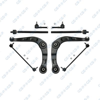 Ремкомплект, поперечный рычаг подвески GSP S990015SK