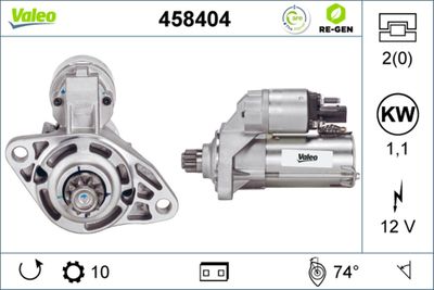 Starteris VALEO 458404