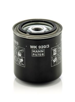 Топливный фильтр MANN-FILTER WK 920/3