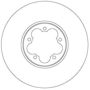 Тормозной диск TRW DF6921S