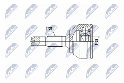 Шарнирный комплект, приводной вал NTY NPZ-PE-036