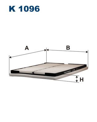 Фильтр, воздух во внутренном пространстве FILTRON K 1096