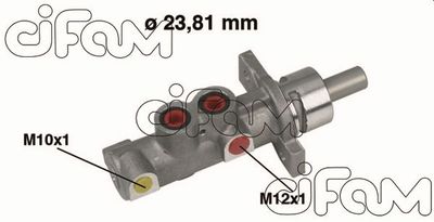 Galvenais bremžu cilindrs CIFAM 202-358