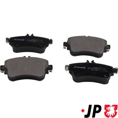 Bremžu uzliku kompl., Disku bremzes JP GROUP 1363607110