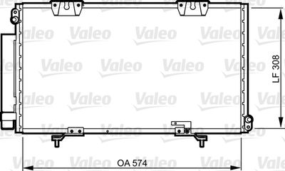 Конденсатор, кондиционер VALEO 817803
