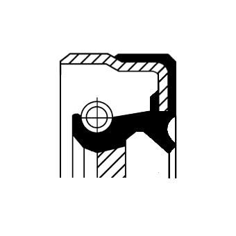 Уплотняющее кольцо, механическая коробка передач CORTECO 01026179B