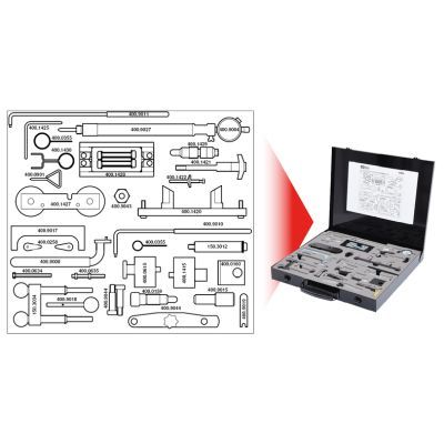 Uzstādīšanas instrumentu komplekts, Gāzu sadales mehānisms KS TOOLS 400.1400