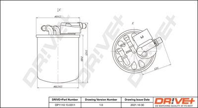 Degvielas filtrs Dr!ve+ DP1110.13.0311