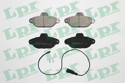 Комплект тормозных колодок, дисковый тормоз LPR 05P462