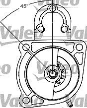 Стартер VALEO 458183