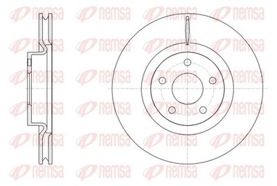 Bremžu diski REMSA 62556.10