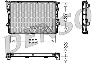 Radiators, Motora dzesēšanas sistēma DENSO DRM05067
