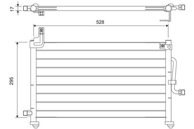 Конденсатор, кондиционер VALEO 818060